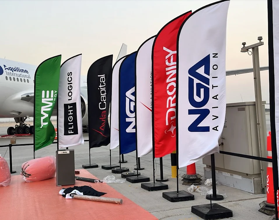 Feather flags manufacturer in Dubai