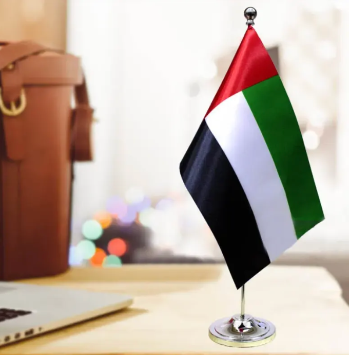 table top flag supplier in dubai