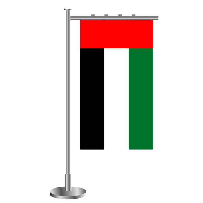 table top flag supplier in dubai